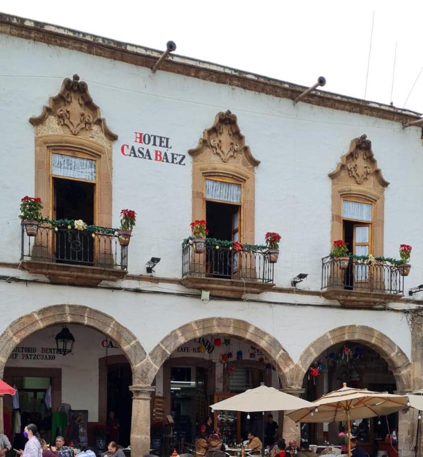 Hotel Casa Baez Patzcuaro Bagian luar foto