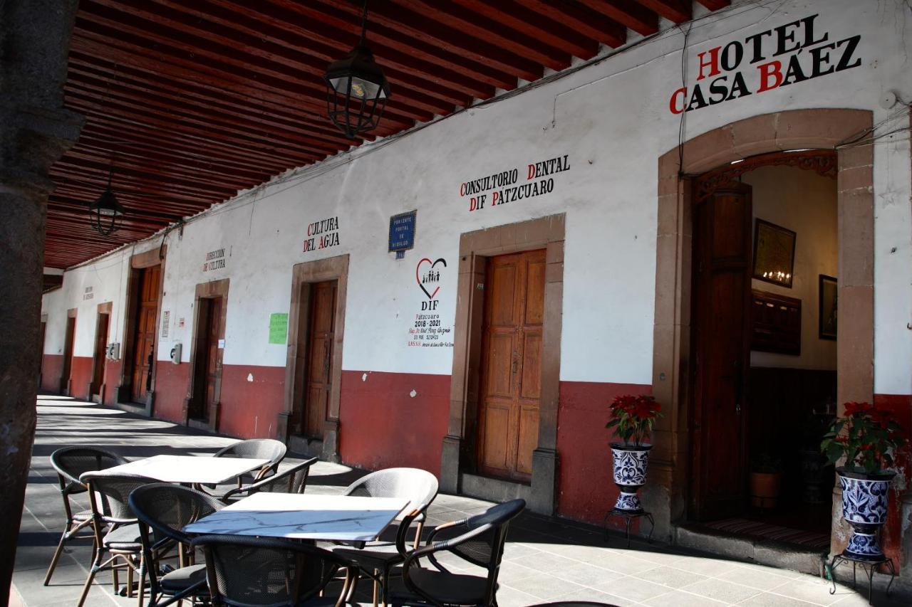 Hotel Casa Baez Patzcuaro Bagian luar foto