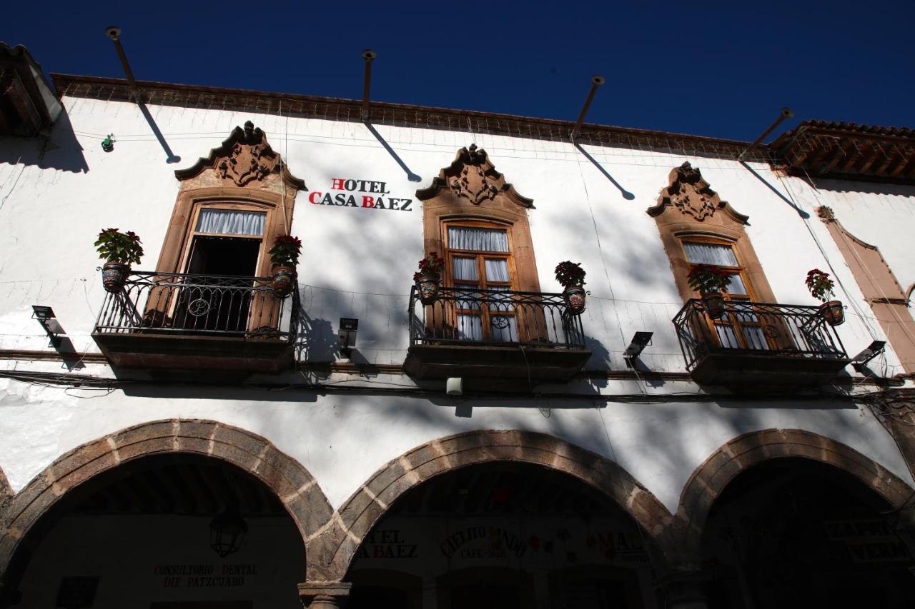 Hotel Casa Baez Patzcuaro Bagian luar foto